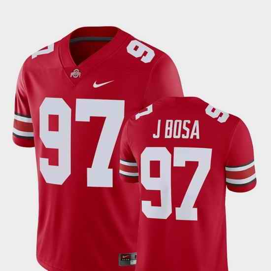 Men Ohio State Buckeyes Joey Bosa Scarlet Alumni Football Game Player Jersey